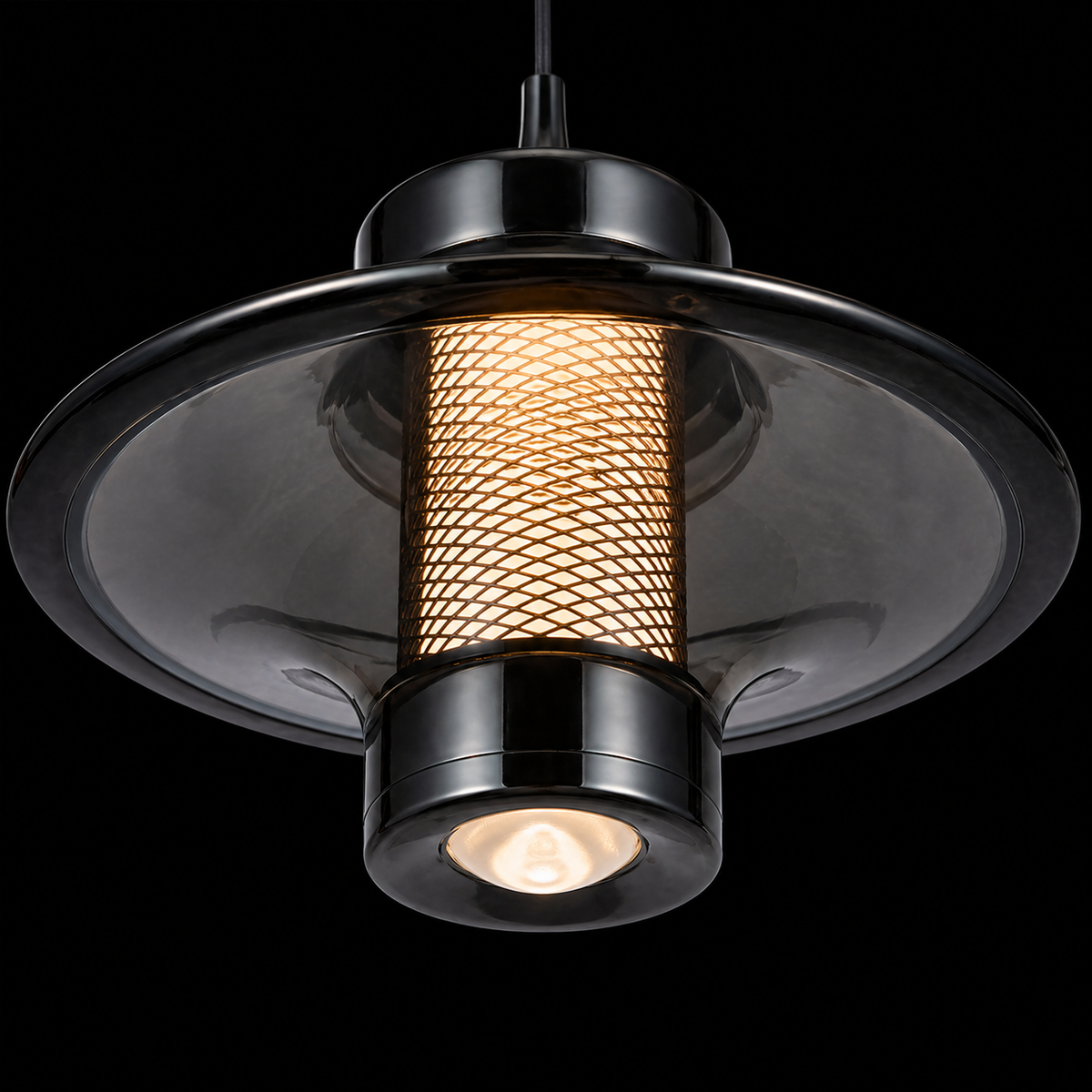 Aetheris Halo Mesh Pendant