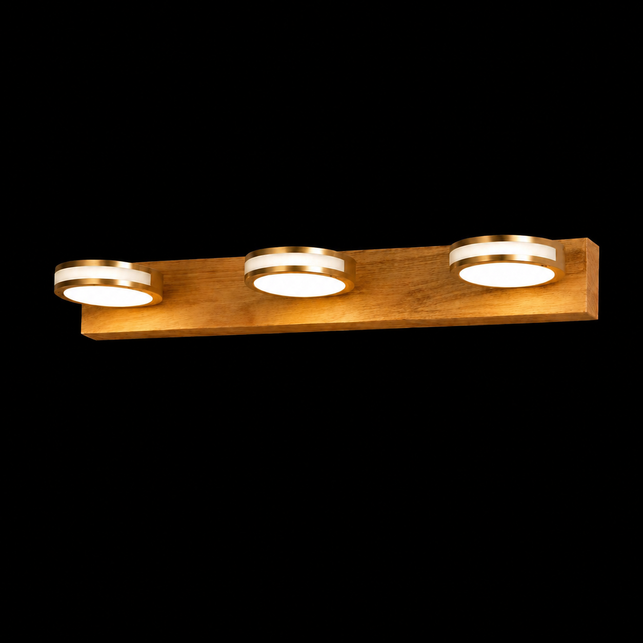 TimberHalo Trio LED Wall Light