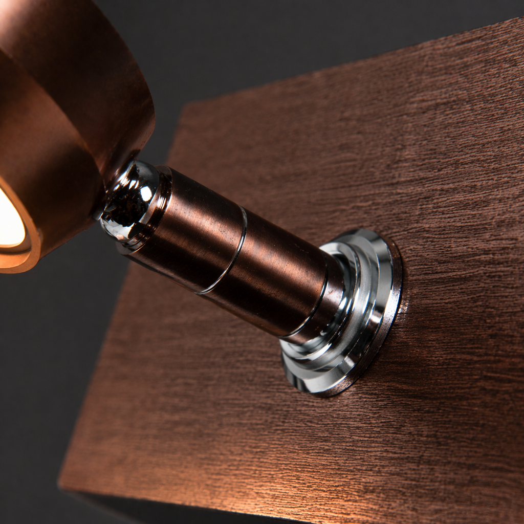 Modern 2-Head Round Wall Spot Light