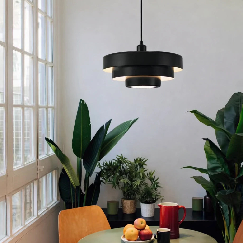OrbitLayer Modern Black Pendant Light