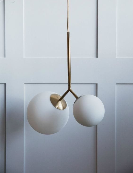 Opale Twins Glass Pendant Lamp