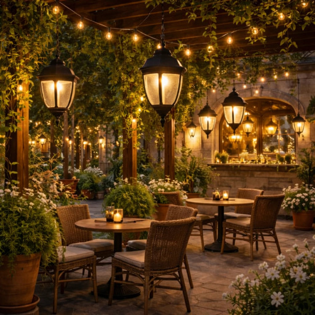 Balcony Chain Lantern Hanging Light