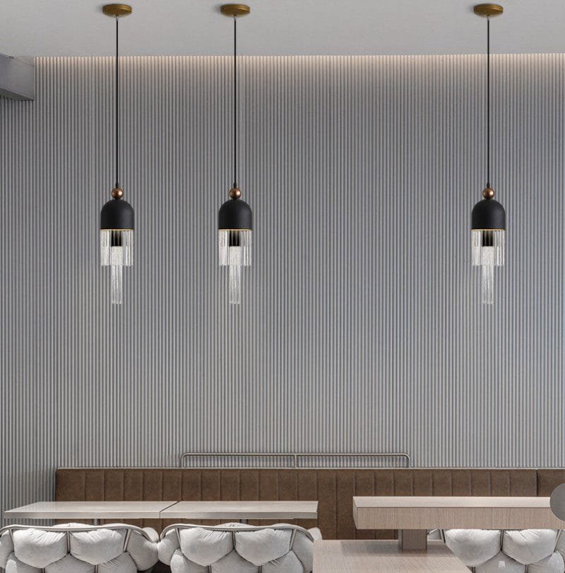 Ribag Black Minimal Pendant Light