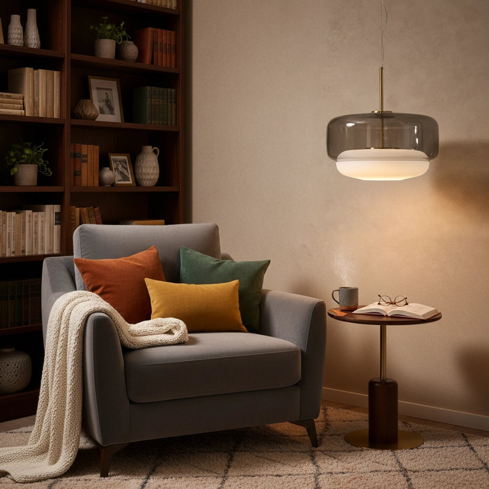 Noctelle Aurevia Halo Glass Pendant Light