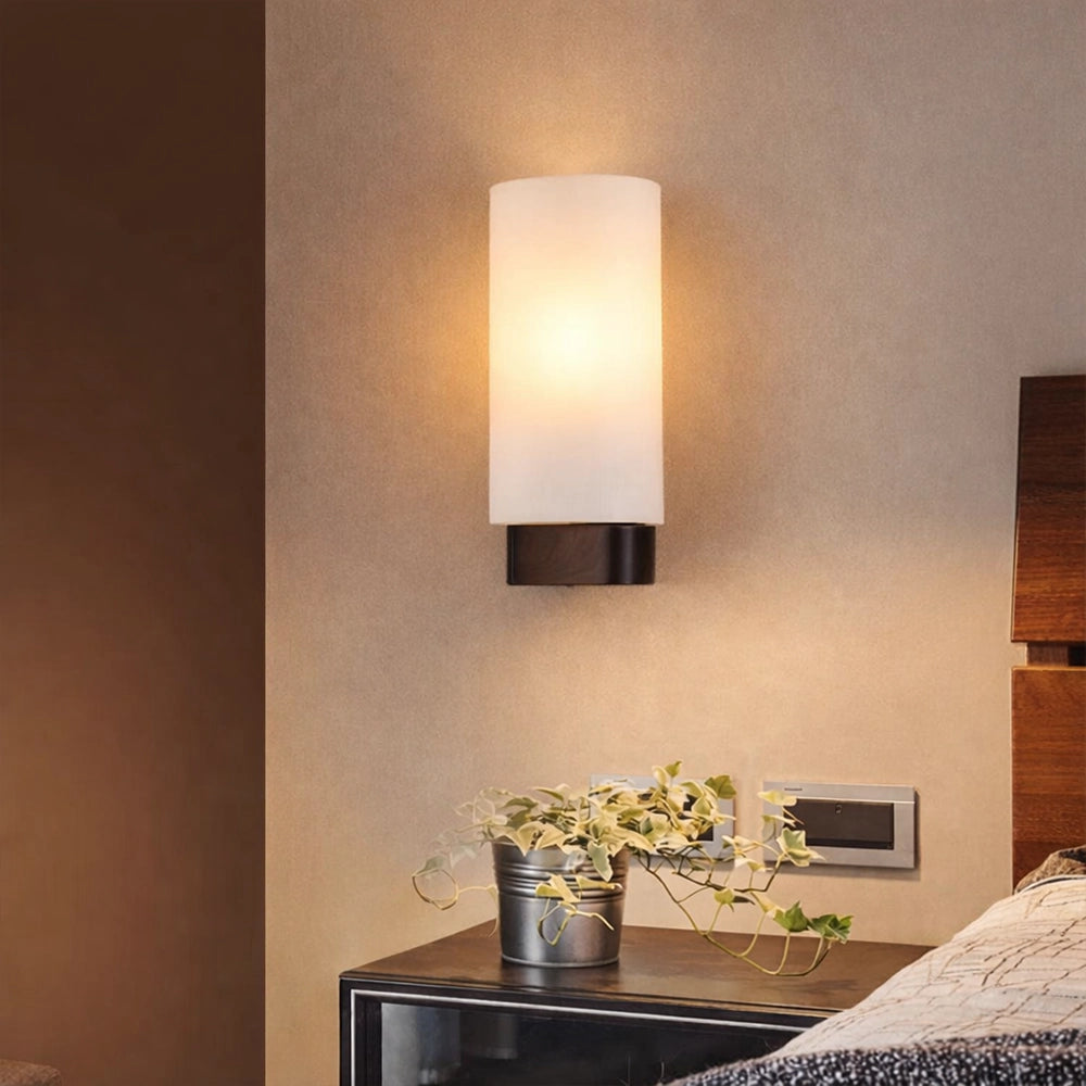 Noctis Frost Cylinder Wall Light