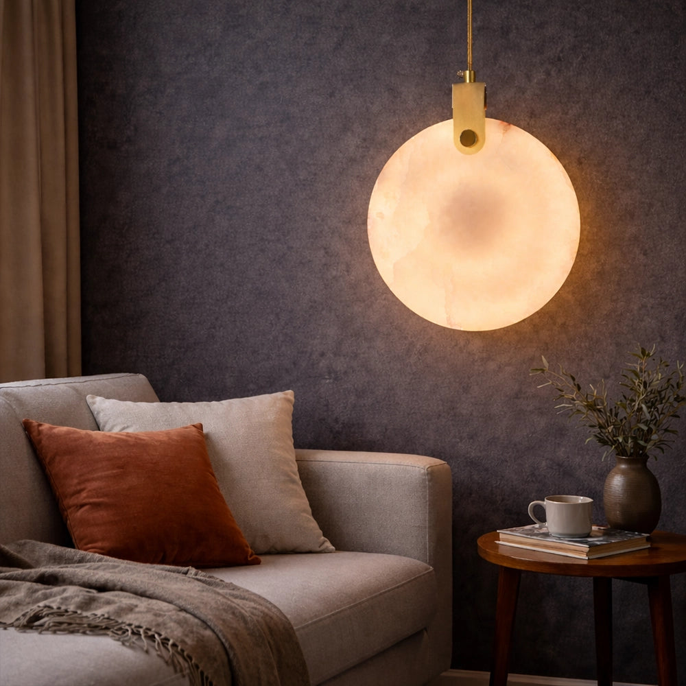 Lunara Marble Globe Pendant Light(150mm)
