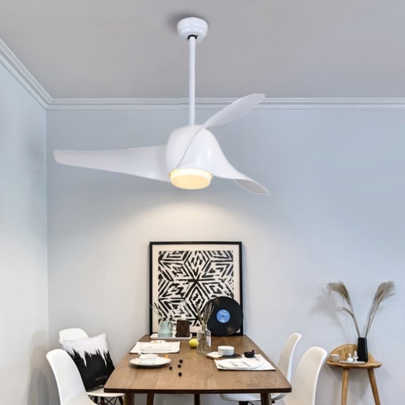 Woodpecker White Ceiling Fan | 50W BLDC Motor | 1320mm | Metal Body