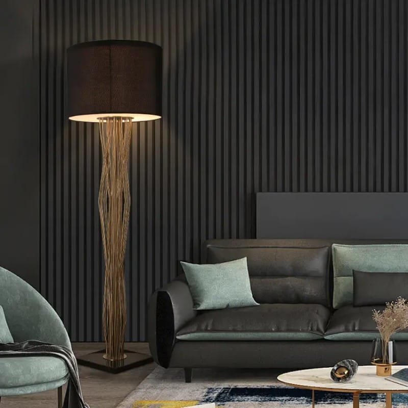 GoldenShadow Floor Lamp