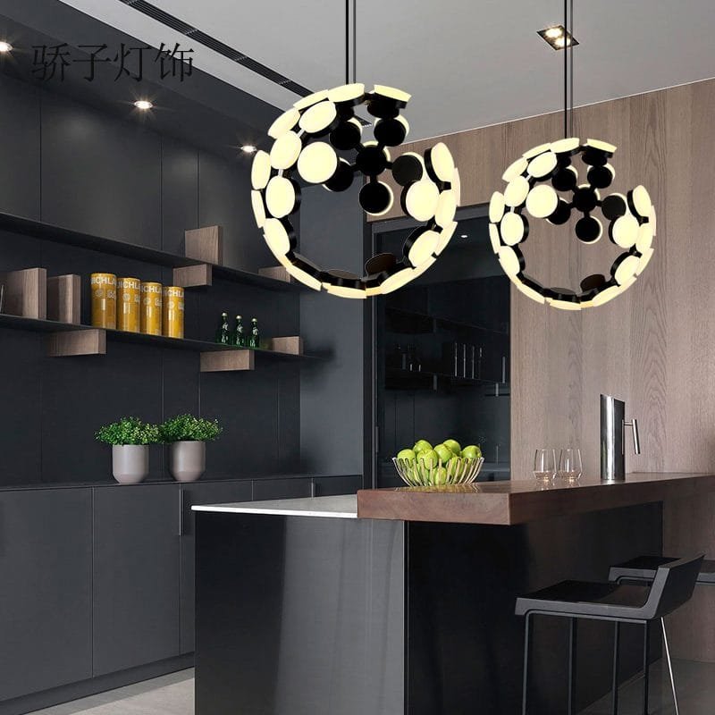 Moon Globe LED Inbuilt Chandelier