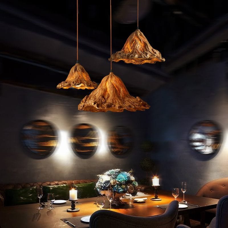 Leaflet Resin Pendant Lamp