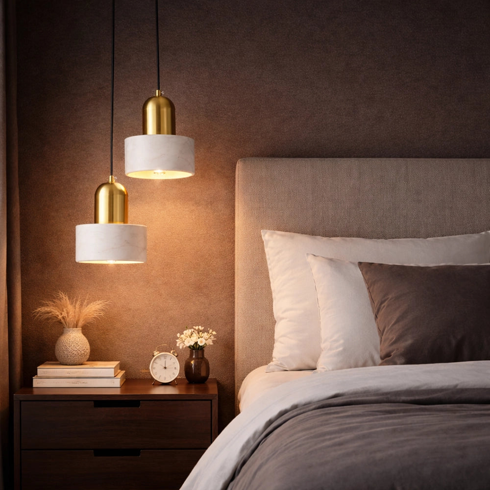 Aurevia Marble Dome Pendant Light