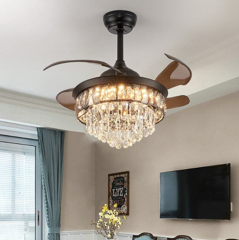 Nightjar (With lamp) Ceiling Fan | 38W BLDC Motor | 1220mm | Iron Body