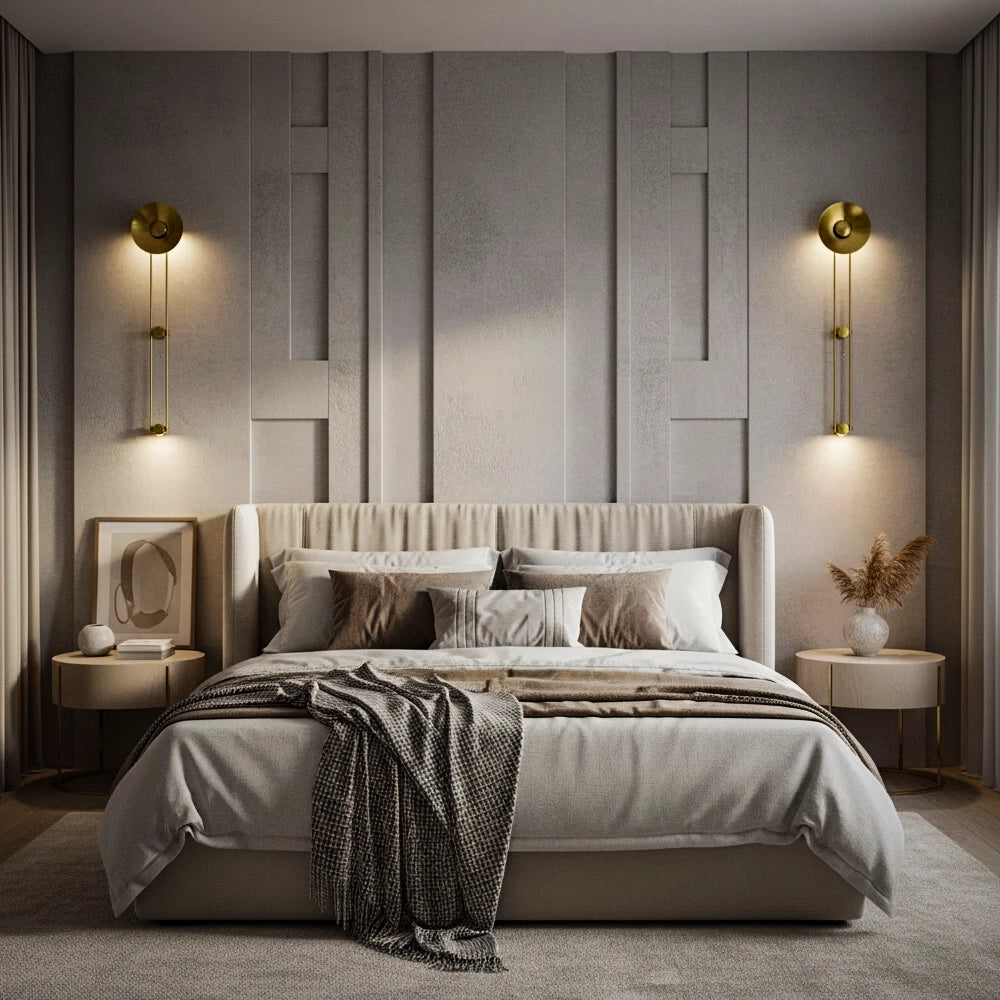 Solara Radiant Brass Wall Sconce