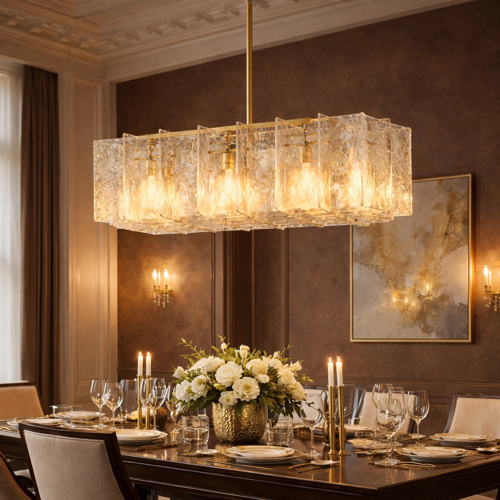 Auralis Linear Crystal Pendant Light
