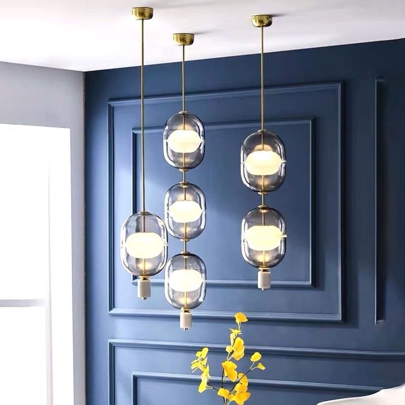 Celine Glass (Dual Head) Pendant Lamp