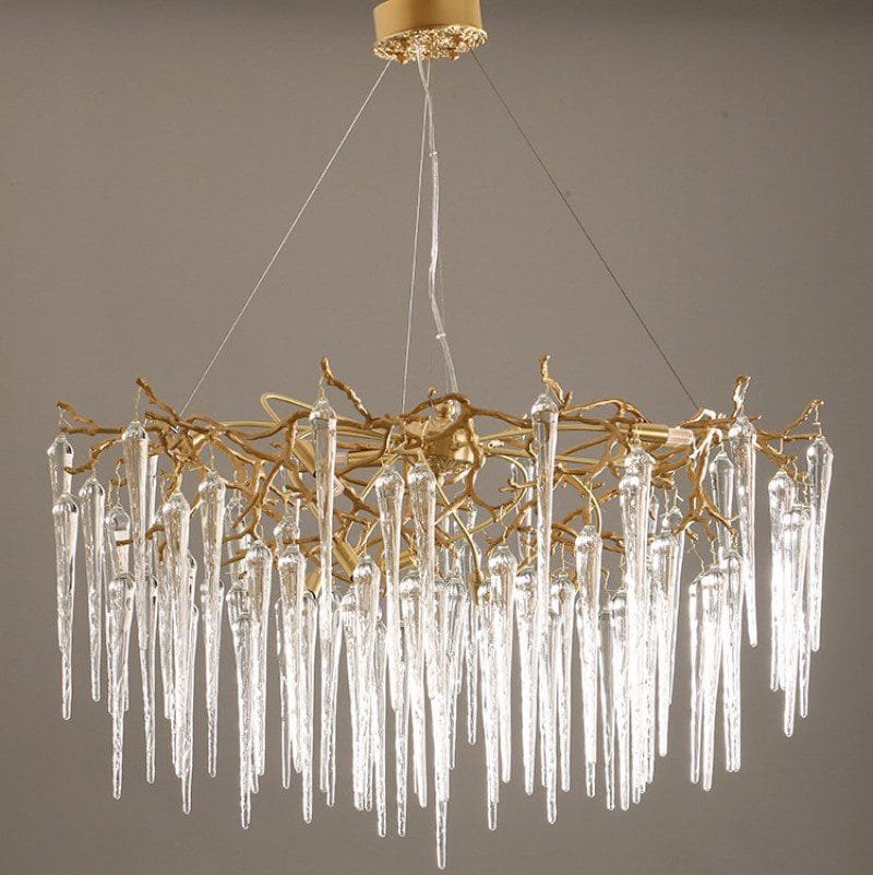 Frozen Drop (Round) Crystal Chandelier