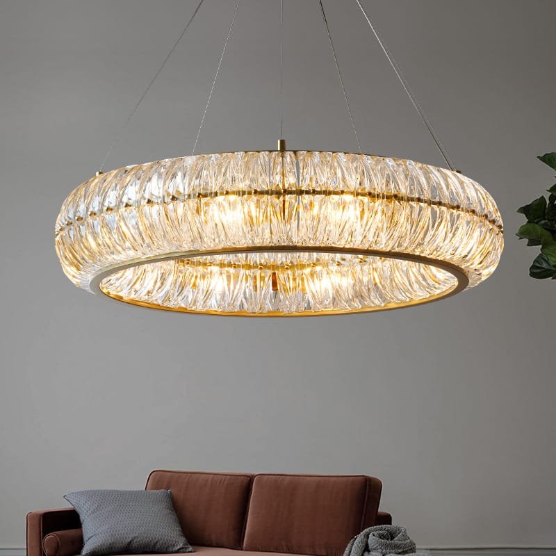Marigold Glass Chandelier