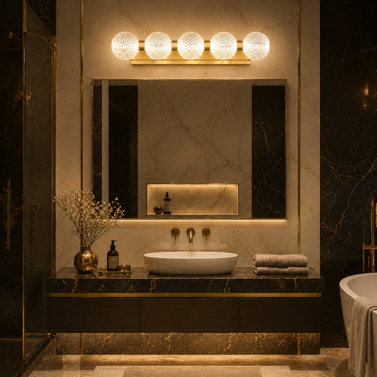 Globo's Chorus 5 LED Wall Lamp