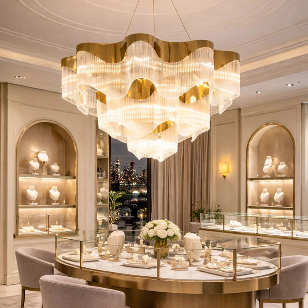 Seashell Sonata Wave Chandelier