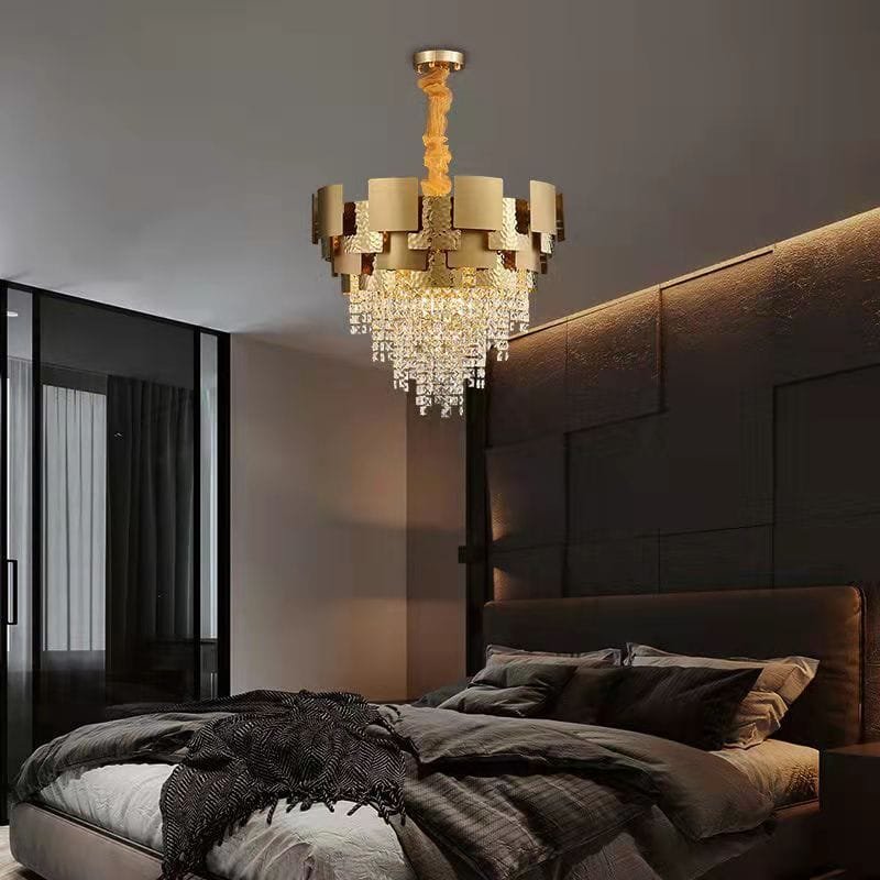 Golden Hour (Round, 2 Sizes) Crystal Chandelier