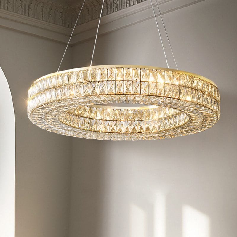 Jewel Drop (Round, 2 Sizes) Crystal Chandelier