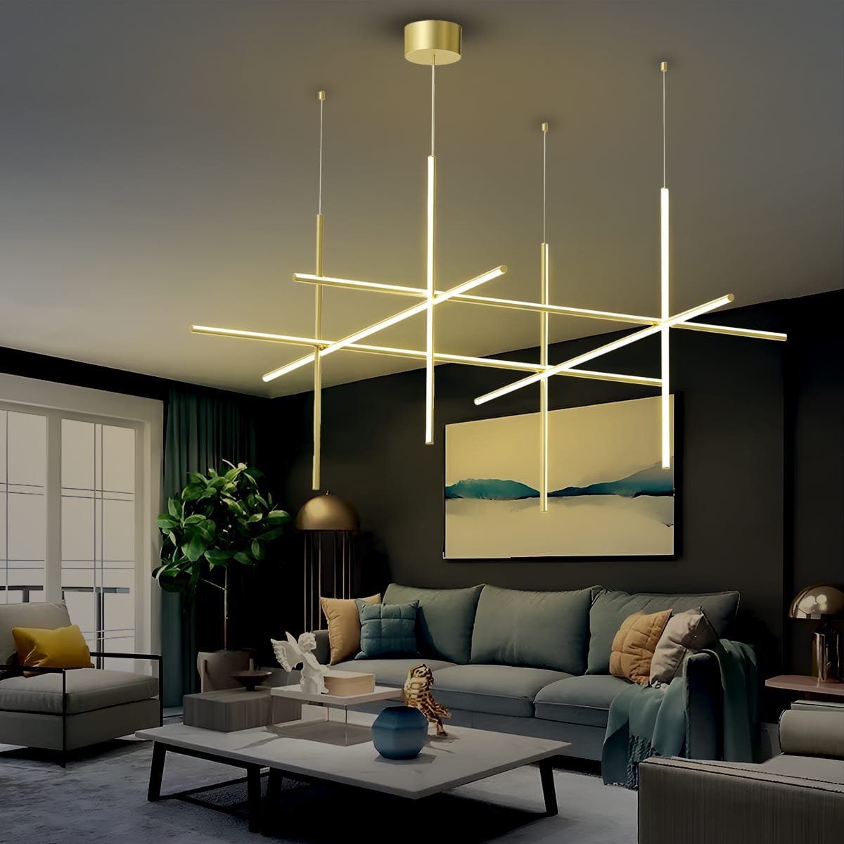 Gold Luminary Beam