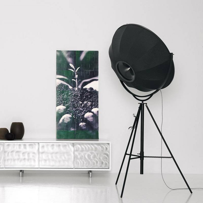 Electro Edge (Iron, Fabric) Floor Lamp