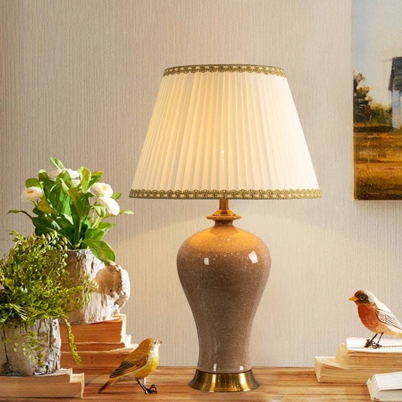 Enchanted (Ceramic, Fabric) Table Lamp