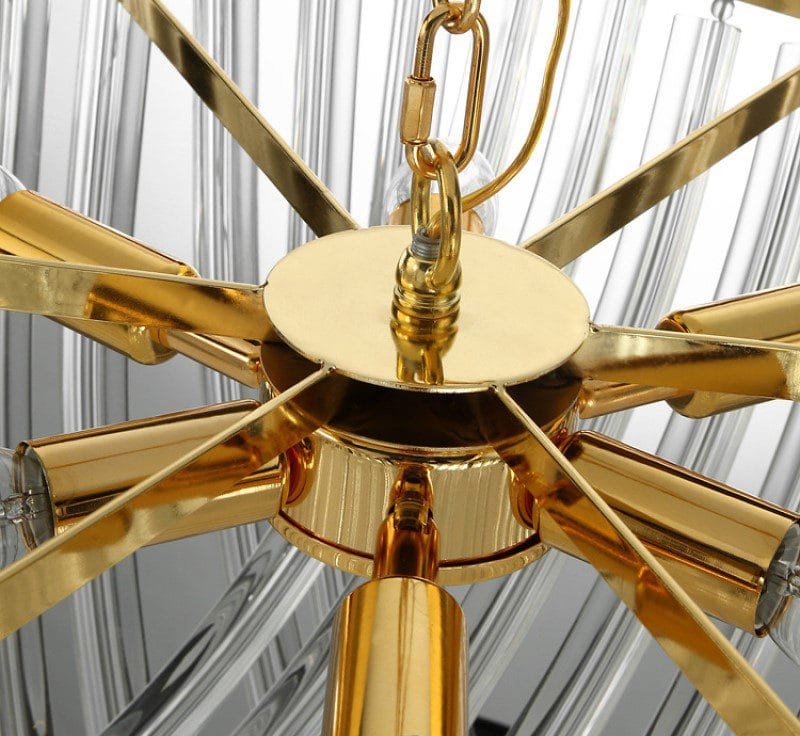 Fall from Heaven Glass Chandelier