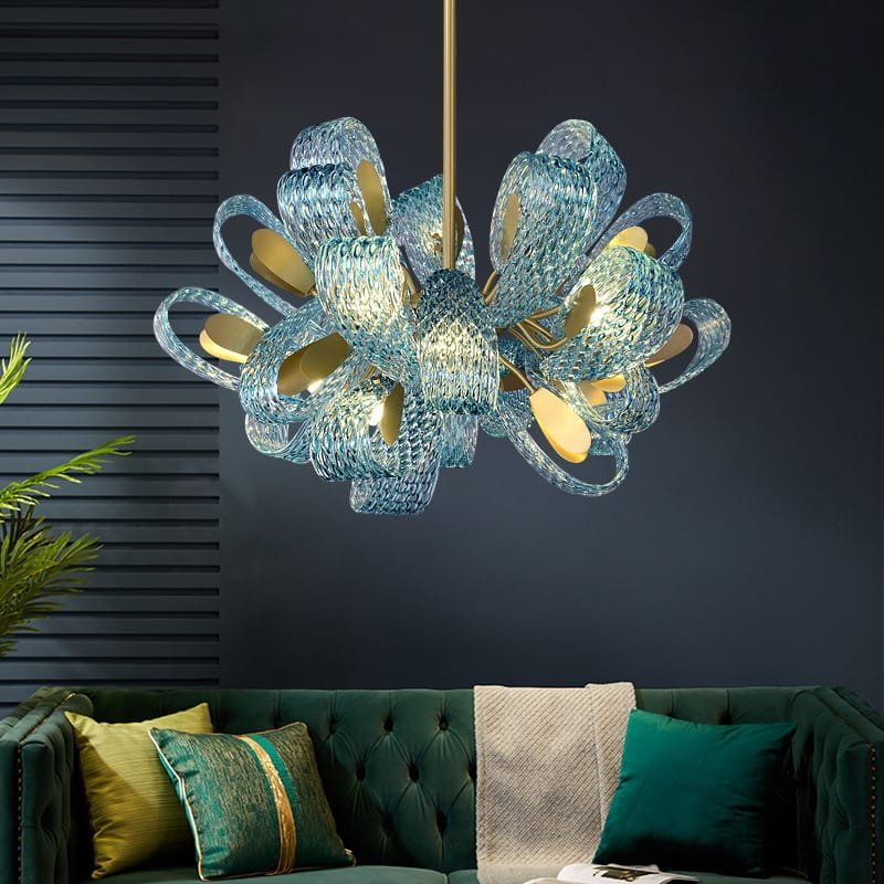 InfiniteInk Glass Chandelier