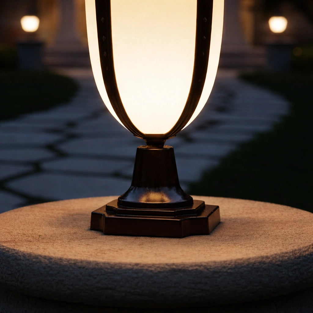Garden Path Pillar Lantern Light