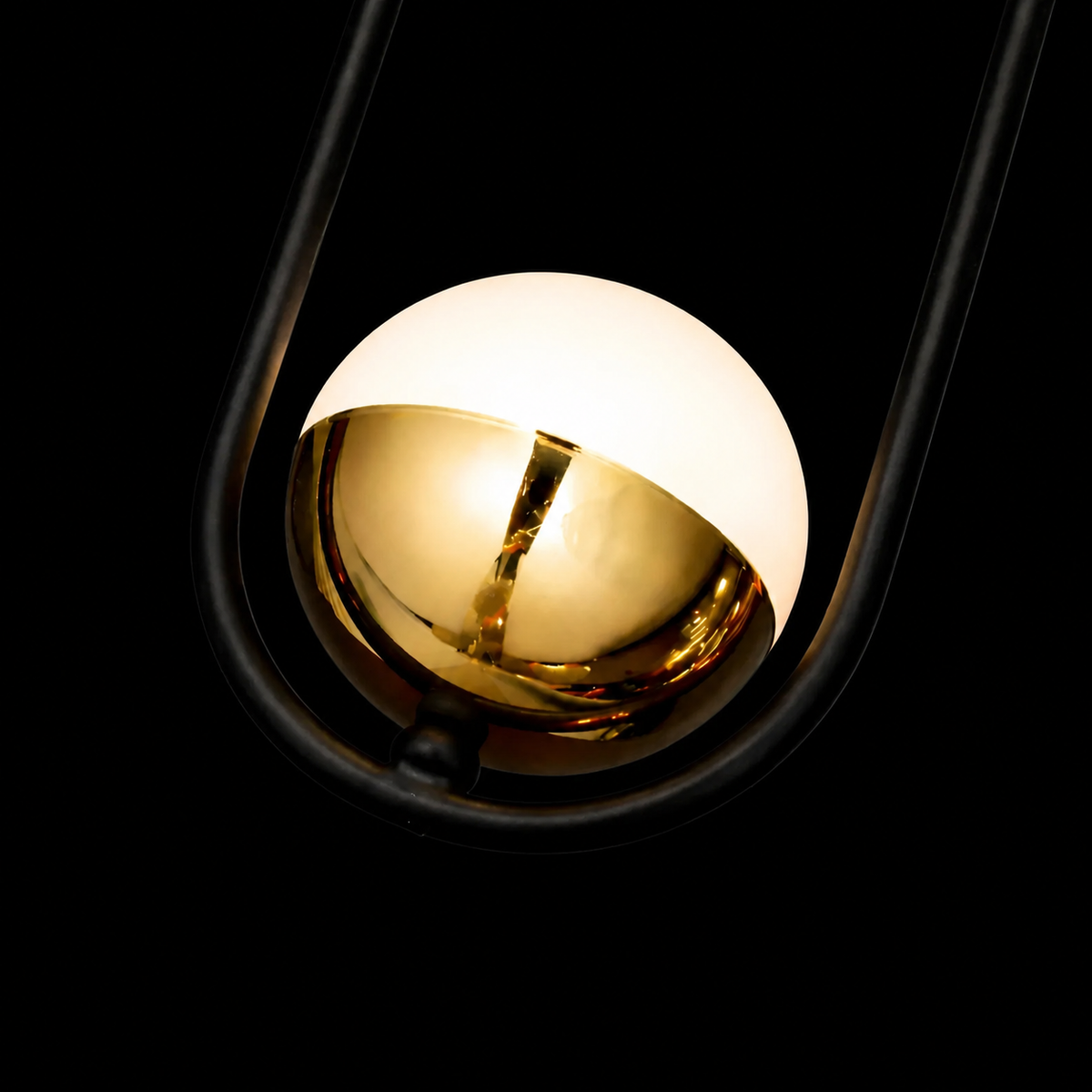 Orbit Halo Modern Oval Pendant Light