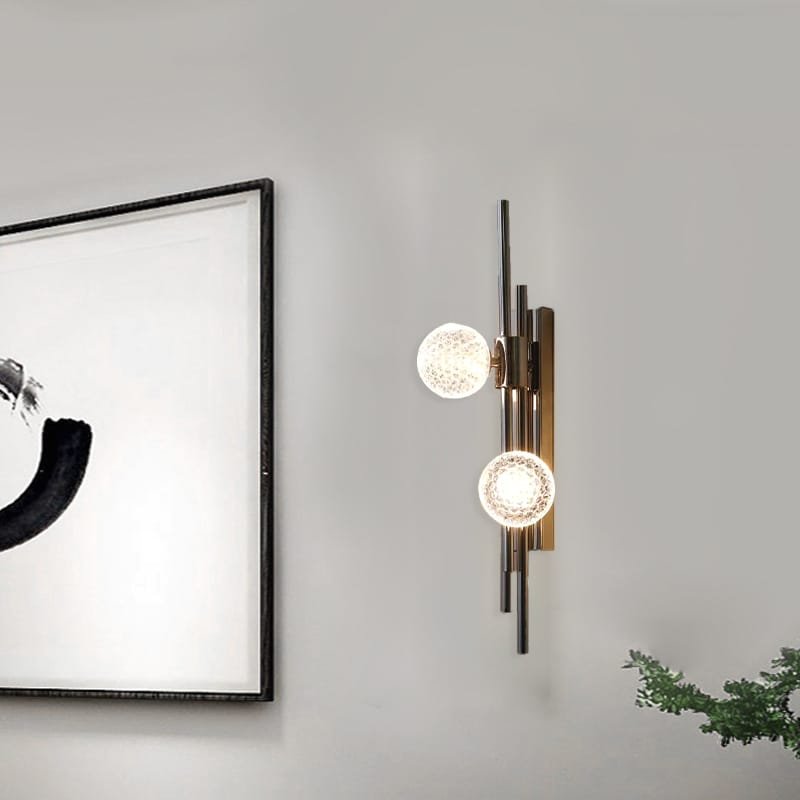 Sylvan Serenity (Duo)Chrome Wall Sconce