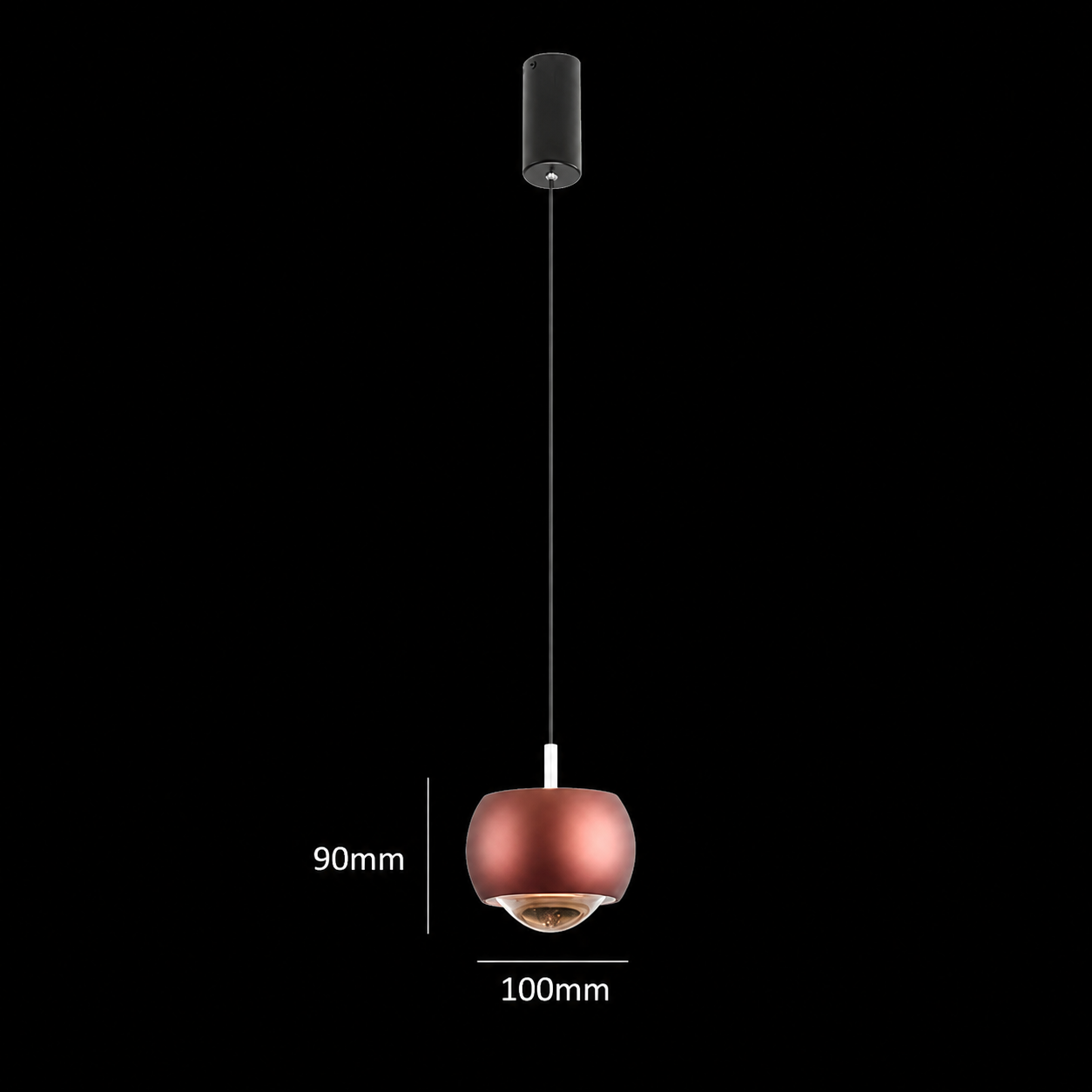 Round and Round (Red) LED Pendant Lamp