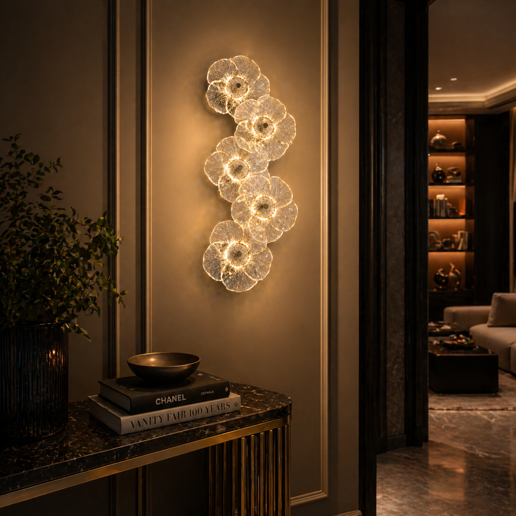 Celestia Bloom Cascade Wall Lamp