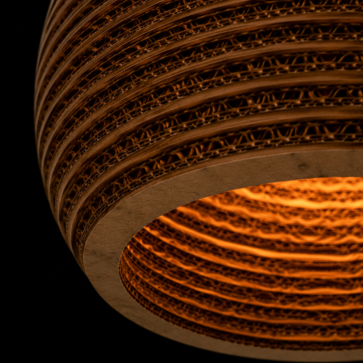 Aurora Round Textured Pendant Light