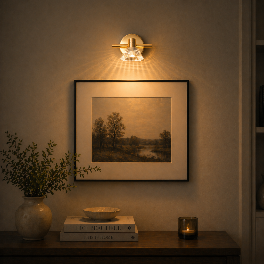 Zyra Crystal Single Wall Lamp