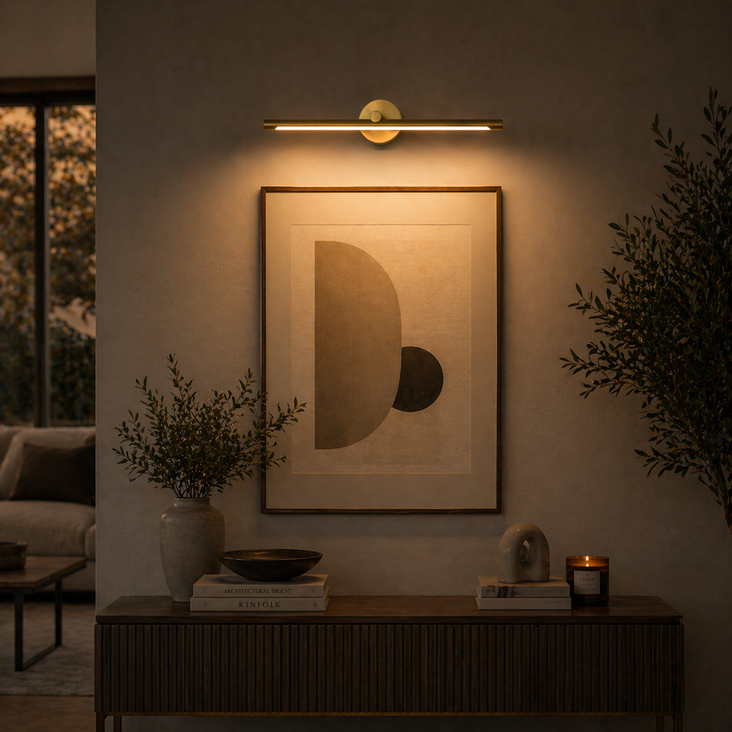 Liora Gold Linear Mirror Lamp
