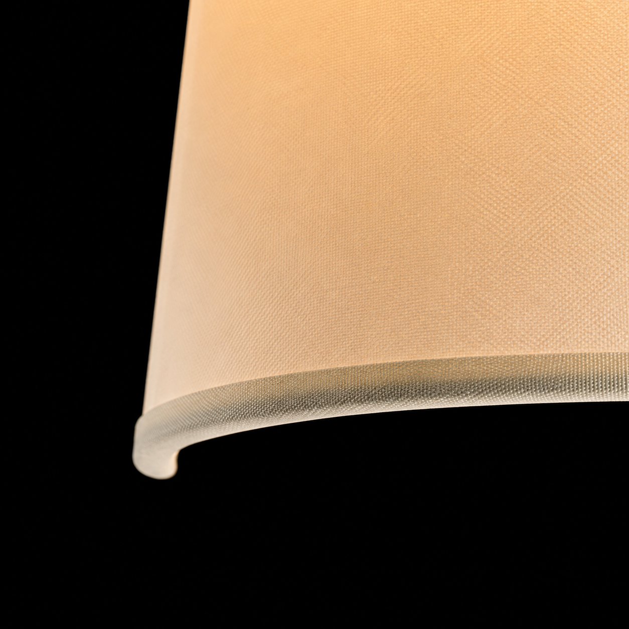 Noir Elegance Fabric Wall Sconce