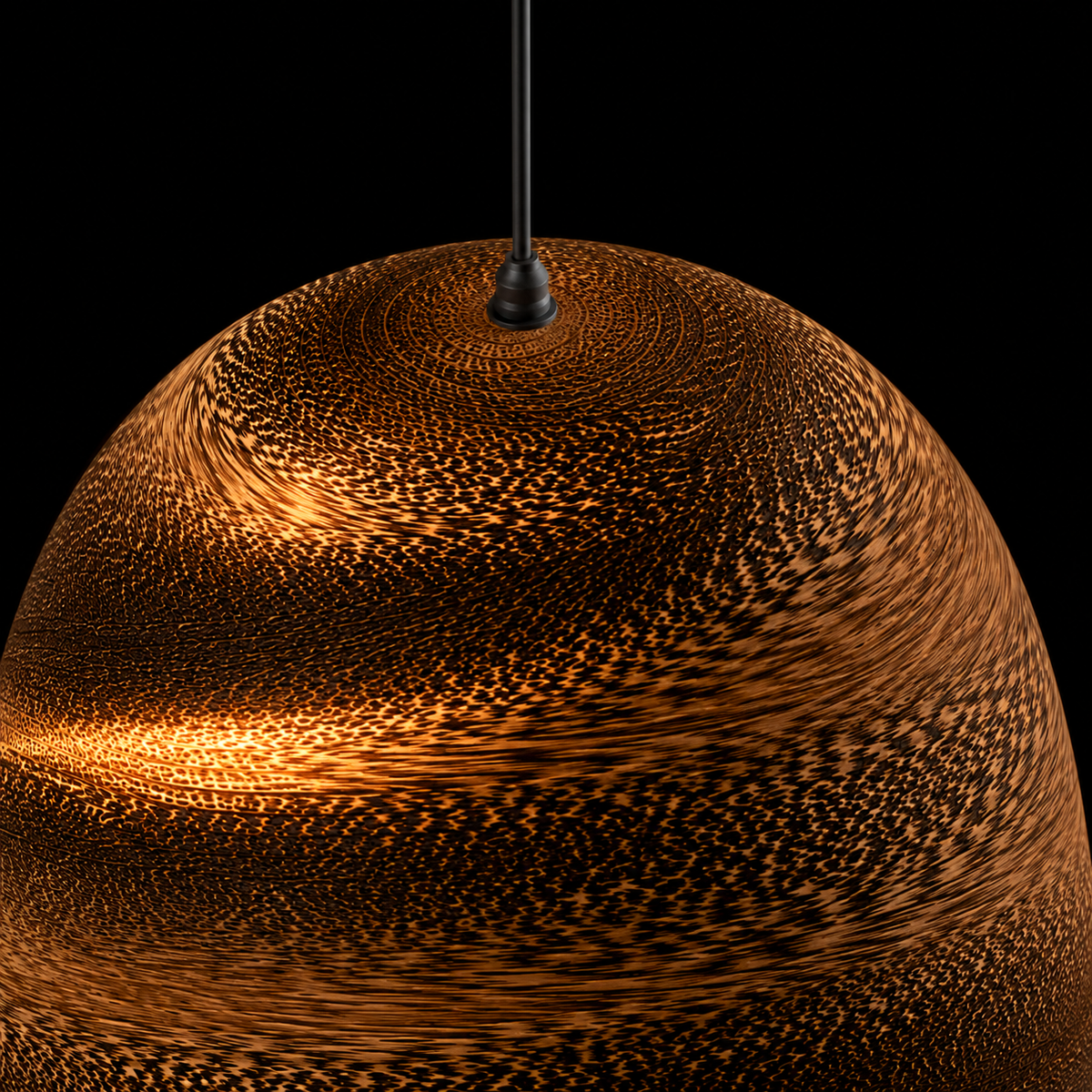 Terra Oval Textured Pendant Light