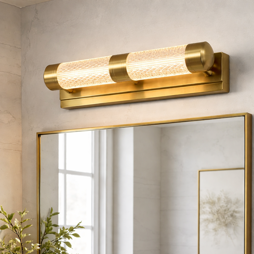 Aurelia Dual Crystal Wall Sconce