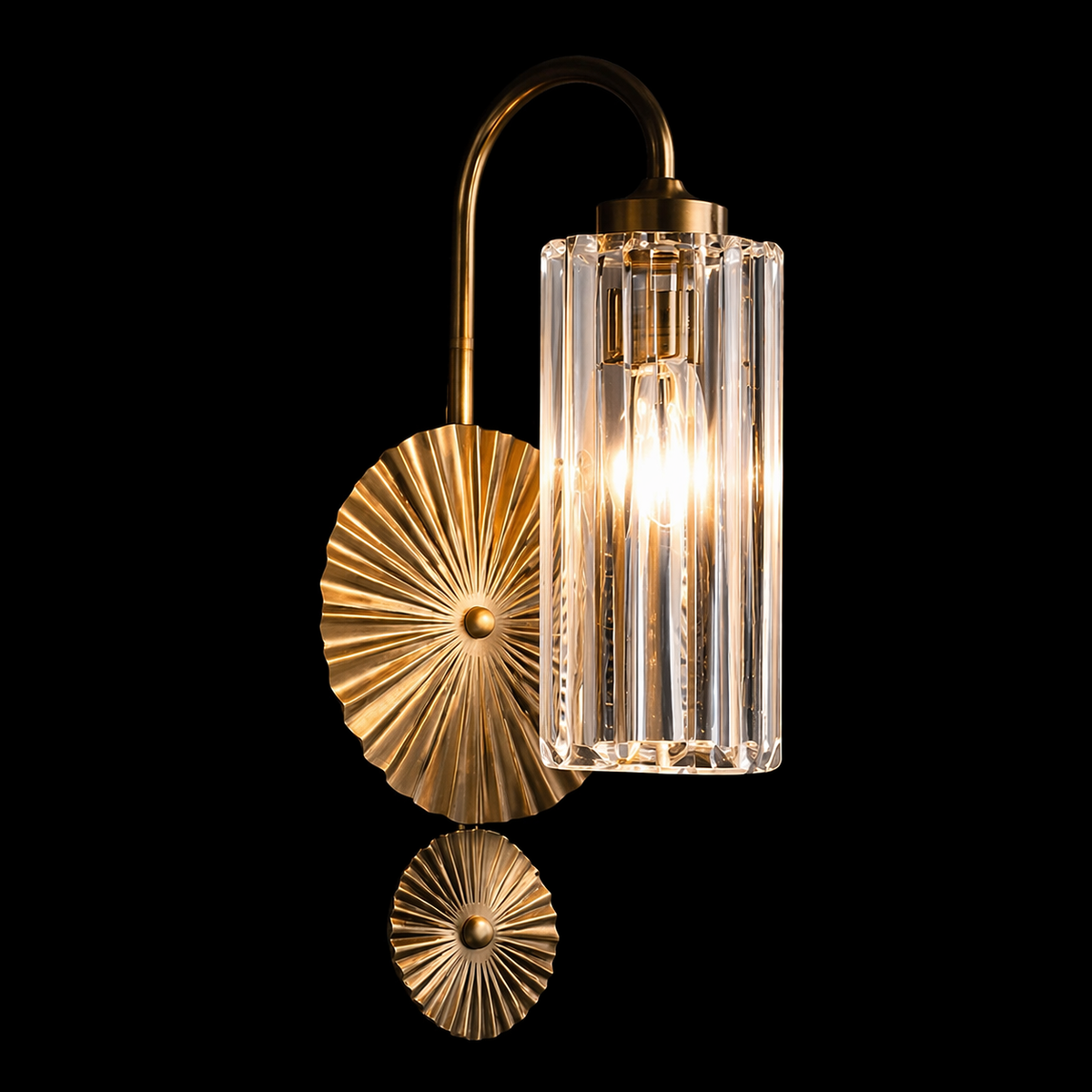 Luxury Crystal Prism Wall Light
