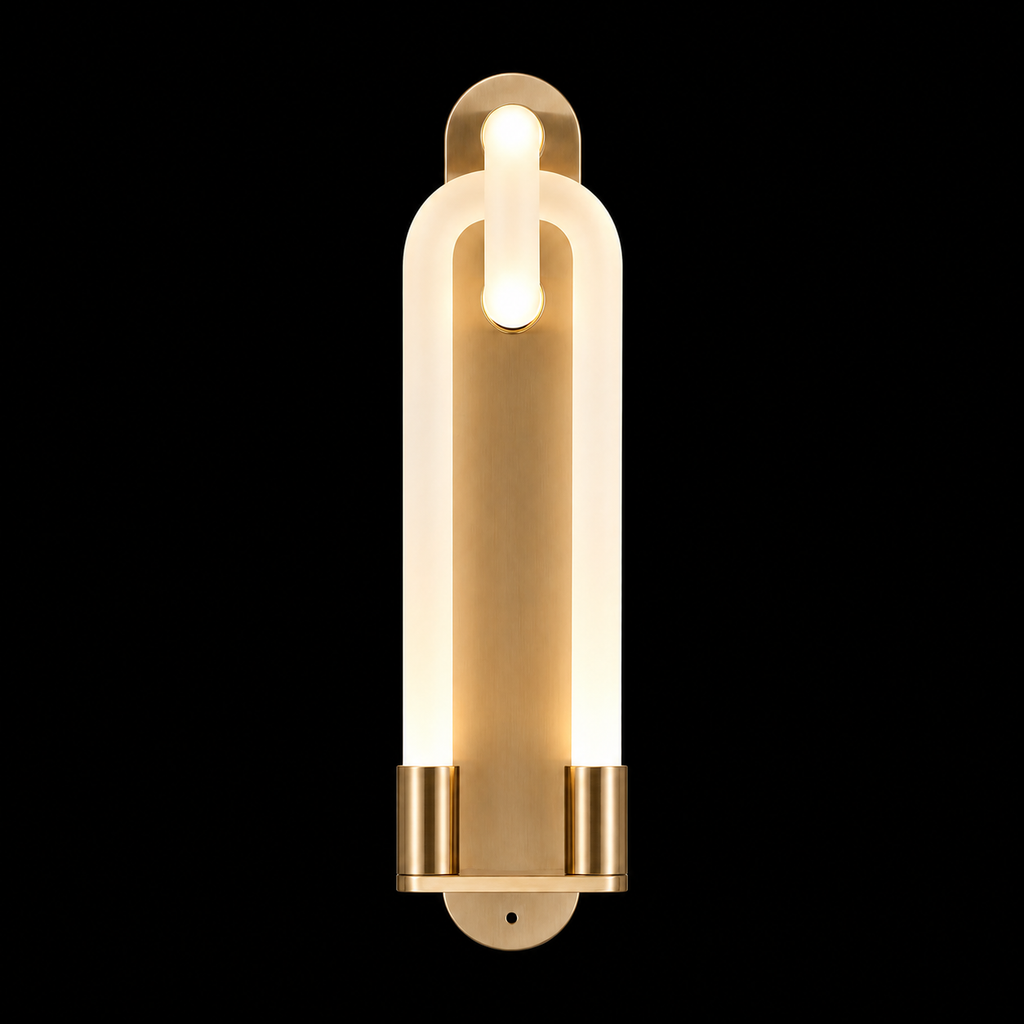 Sculpted Ties LED Wall Lamp