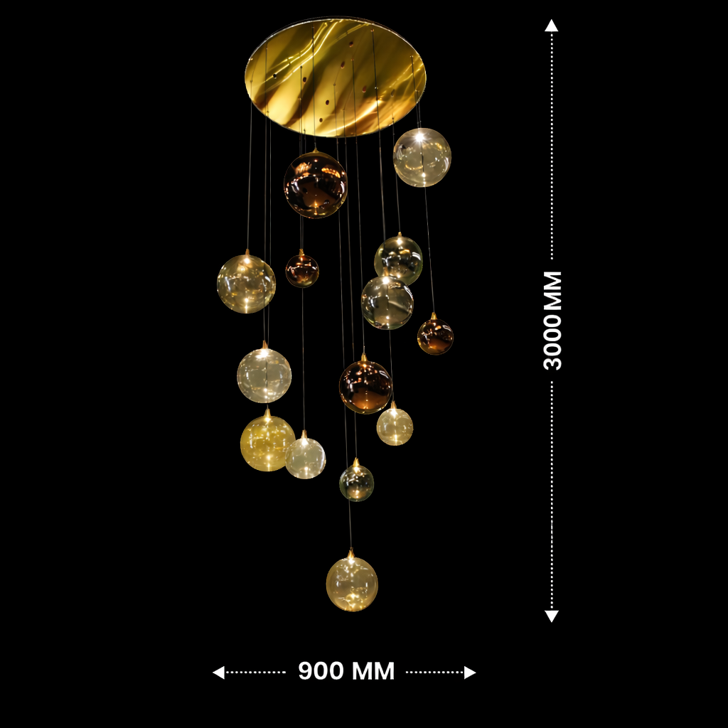 Eclipse Orb Pendant Chandelier