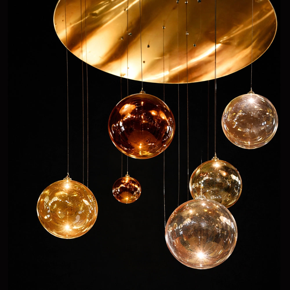 Eclipse Orb Pendant Chandelier