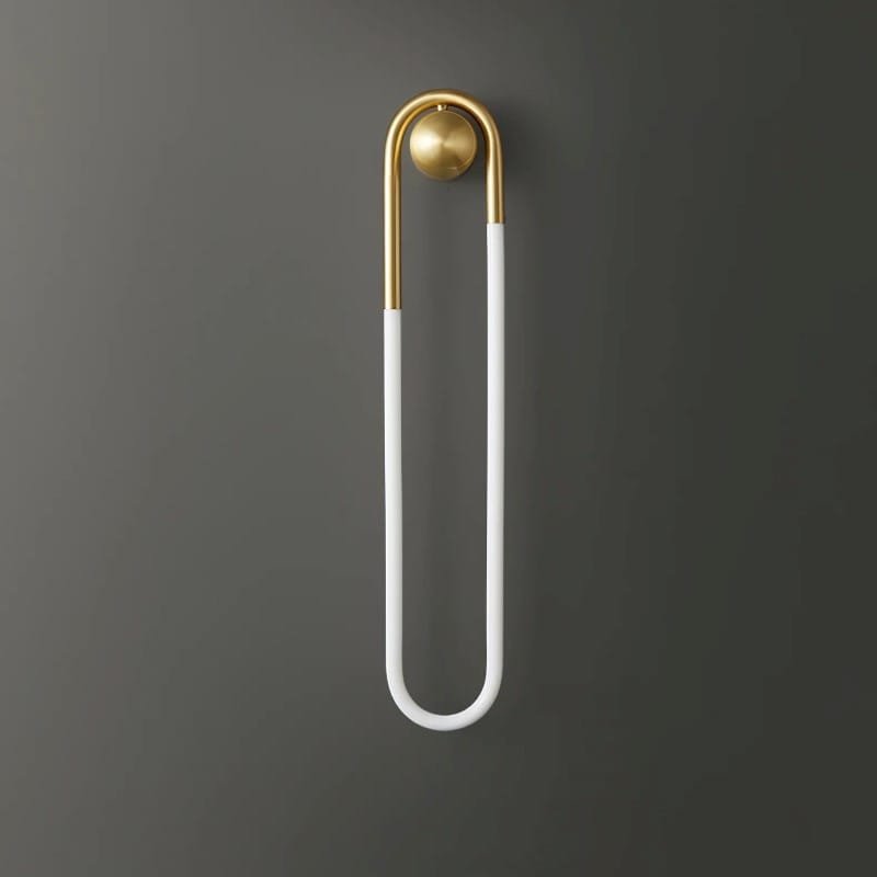 The Oval Linear Gold LED Wall Lamp
