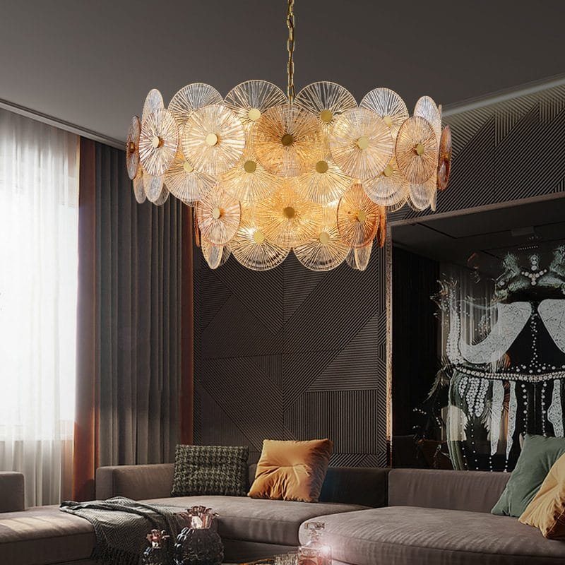 Celebrate the Spring Glass Chandelier