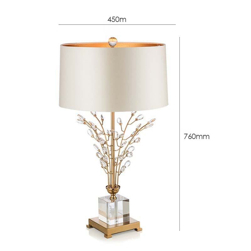 Rain Bud Glass Table Lamp