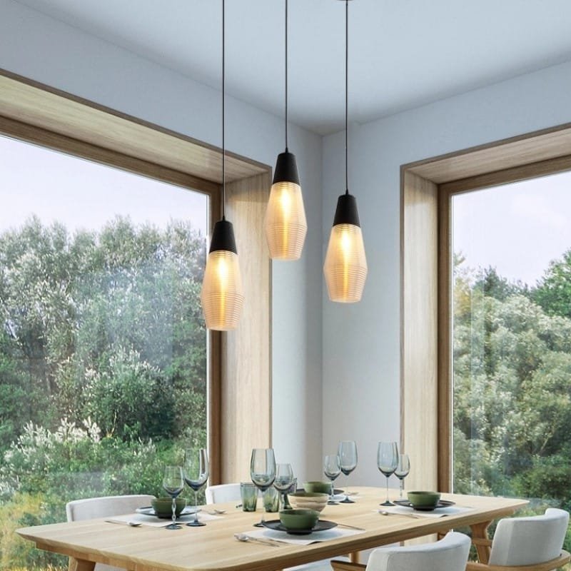 Marley Glass (3) Pendant Lamp
