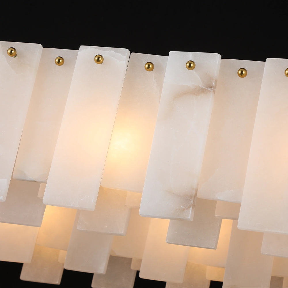 Averra Grand Marble Ring Chandelier